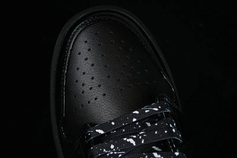 All categories Air Jordan Jordan series basketball shoes Air Jordan 1 Low Air Jordan 1 Low "Black Croc" AJ1 Joe 1 crocodile black low-top cultural casual sneakers HJ7743-010